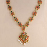 Regal Multicolor Kundan Necklace Set
